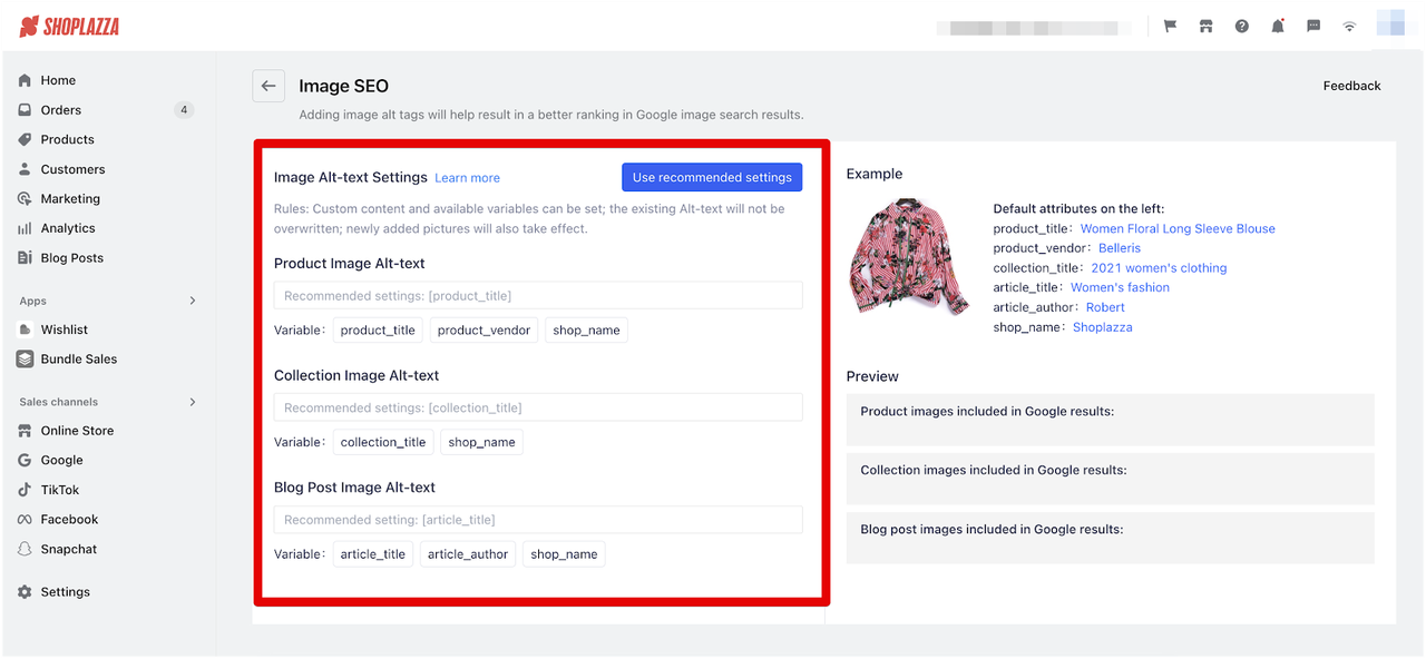 optimización SEO de imágenes